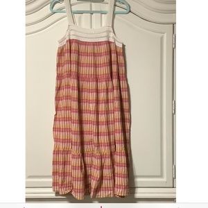 Universal Thread NWT ladies L & XXL  available pink and brown gingham sundress